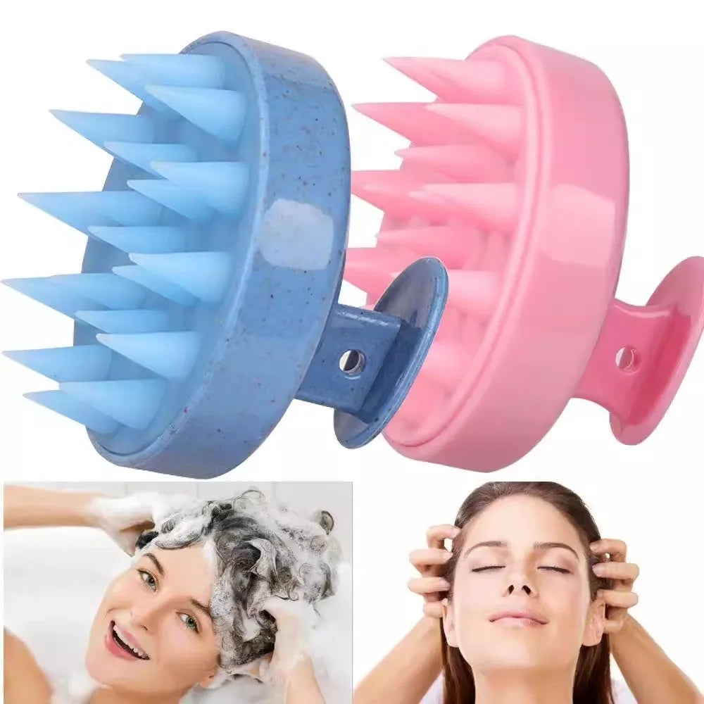 Alyvessa Silicone Scalp Massager & Shampoo Brush