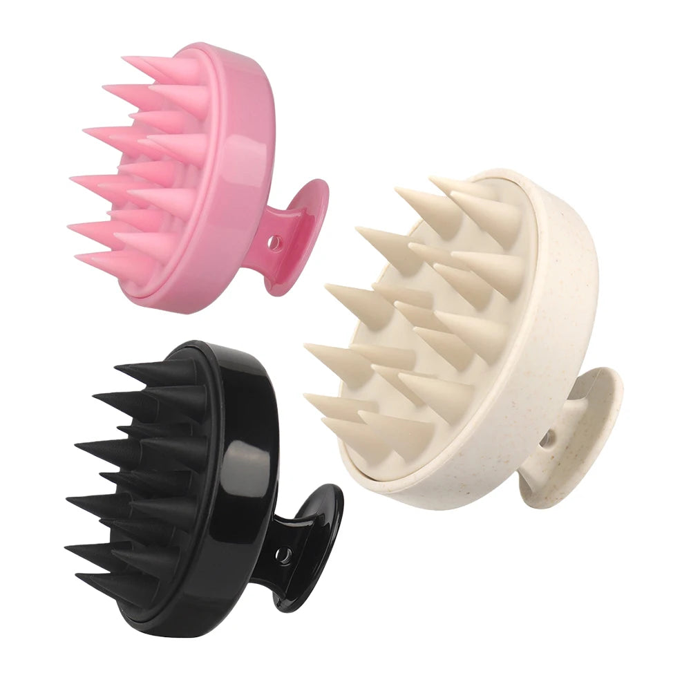 Alyvessa Silicone Scalp Massager & Shampoo Brush