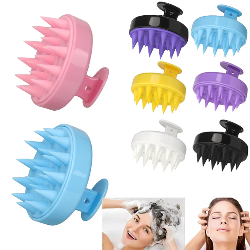 Alyvessa Silicone Scalp Massager & Shampoo Brush