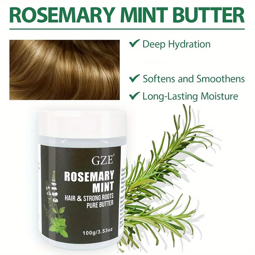 Alyvessa Rosemary Mint Hair & Strong Roots Butter