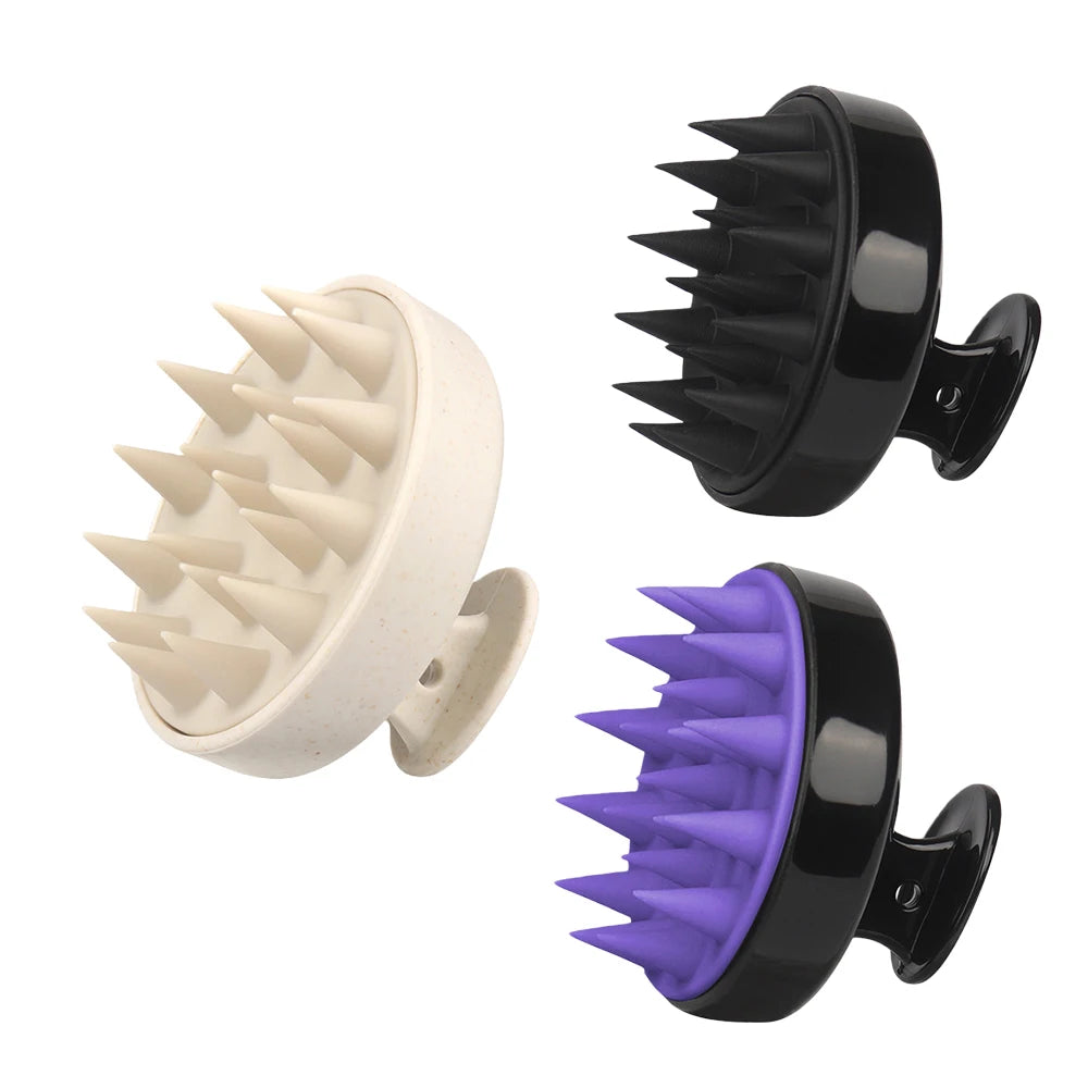 Alyvessa Silicone Scalp Massager & Shampoo Brush